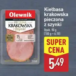 ALDI Kiełbasa krakowska pieczona z szynki oferta