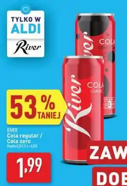 ALDI River Cola regular / Cola zero oferta