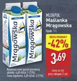 ALDI MLEKPOL Maślanka mrągowska oferta