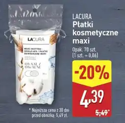 ALDI LACURA Płatki kosmetyczne maxi oferta