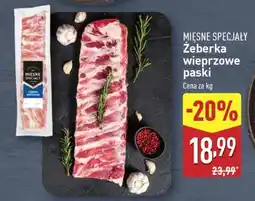 ALDI Żeberka wieprzowe paski oferta