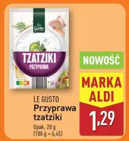ALDI LE GUSTO Przyprawa tzatziki oferta