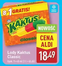 ALDI Lody Kaktus Classic oferta