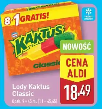 ALDI Lody Kaktus Classic oferta