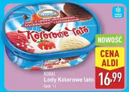 ALDI KORAL Lody Kolorowe lato oferta
