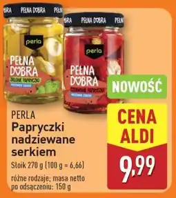 ALDI PERLA Papryczki nadziewane serkiem oferta
