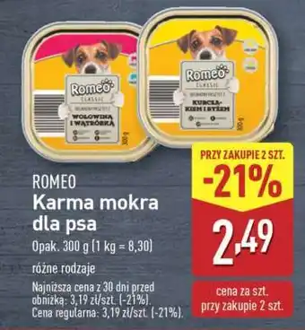 ALDI ROMEO Karma mokra dla psa oferta