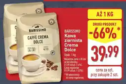 ALDI BARISSIMO Kawa ziarnista Crema Dolce oferta