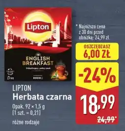 ALDI LIPTON Herbata czarna oferta