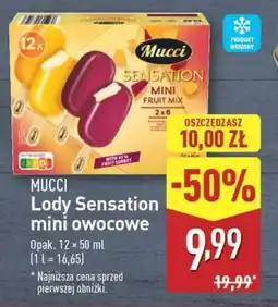ALDI MUCCI Lody Sensation mini owocowe oferta