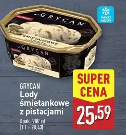 ALDI GRYCAN Lody śmietankowe z pistacjami oferta