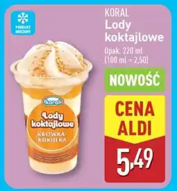 ALDI KORAL Lody koktajlowe oferta