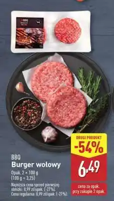 ALDI BBQ Burger wołowy oferta
