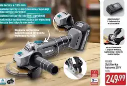 ALDI FERREX Szlifierka kątowa 20 V oferta