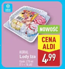 ALDI KORAL Lody Iza oferta