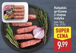 ALDI Kebabki grillowe z mięsa indyka oferta
