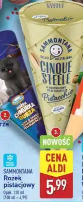 ALDI SAMMONTANA Rożek pistacjowy oferta