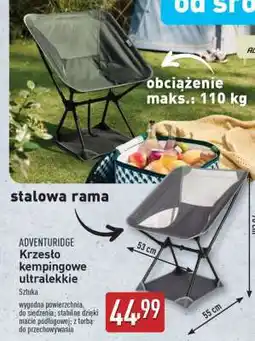 ALDI ADVENTURIDGE Krzesło kempingowe ultralekkie oferta