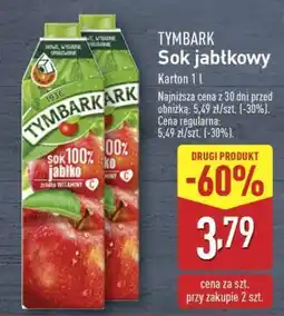 ALDI TYMBARK Sok jabłkowy oferta