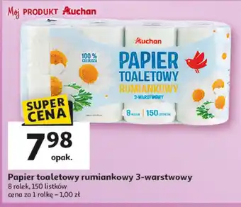 Auchan Papier toaletowy Auchan oferta