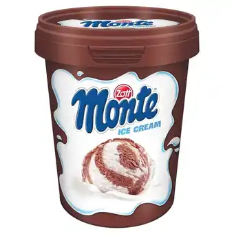 E.Leclerc Zott Monte Lody śmietankowe i lody czekoladowo-orzechowe 460 ml oferta