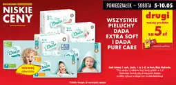 Biedronka Pieluchy dada extra soft i dada pure care oferta