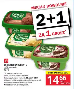 Selgros Lody zielona budka oferta
