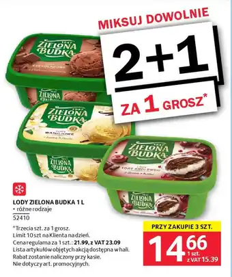 Selgros Lody zielona budka oferta
