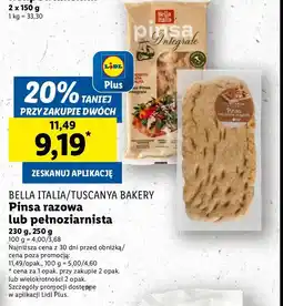 Lidl Pinsa integrate BELLA ITALIA oferta