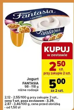 Carrefour Express Jogurt FANTASIA różne rodzaje oferta