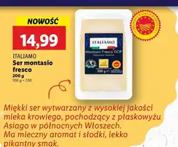 Lidl Ser montasio fresco Italiamo oferta