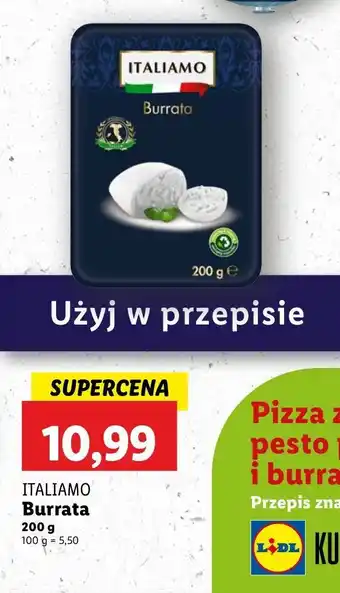 Lidl Ser burrata Italiamo oferta