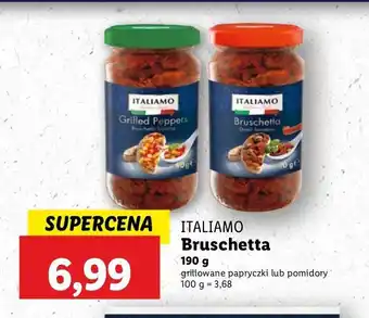 Lidl Bruschetta z grillowanej papryki Italiamo oferta