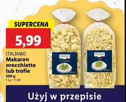 Lidl Makaron trofie Italiamo oferta
