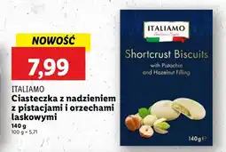 Lidl Ciasteczka z pistacjami i orzechami laskowymi Italiamo oferta