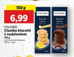 Lidl Ciastka z nadzieniem z kremem czekoladowym Italiamo oferta