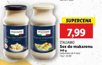 Lidl Sos crema ai 4 fromaggi Italiamo oferta