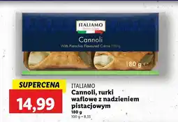 Lidl Cannoli pistacjowe Italiamo oferta