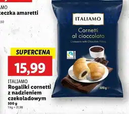 Lidl Rogalik z nadzieniem czekoladowym Italiamo oferta
