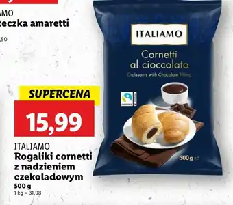Lidl Rogalik z nadzieniem czekoladowym Italiamo oferta