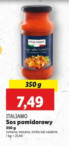 Lidl Sos sugo alla calabrese Italiamo oferta
