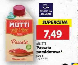 Lidl Passata pomidorowa mutti Mutti oferta