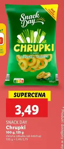 Lidl Chrupki o smaku ketchupu Snack day oferta