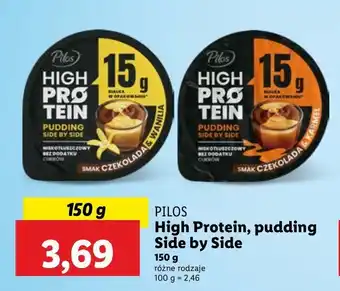 Lidl Pudding proteinowy czekolada & karmel PILOS HIGH PROTEIN oferta