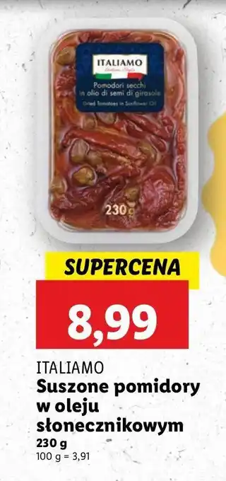 Lidl Suszone pomidory Italiamo oferta