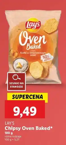 Lidl Chipsy kurki w delikatnym sosie Lay's oven baked (prosto z pieca) Frito lay lay's oferta