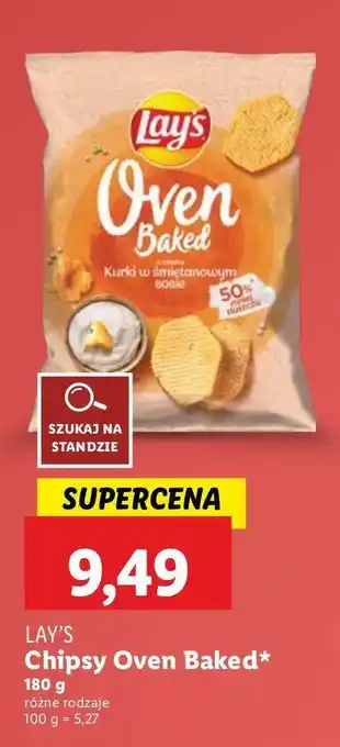 Lidl Chipsy kurki w delikatnym sosie Lay's oven baked (prosto z pieca) Frito lay lay's oferta