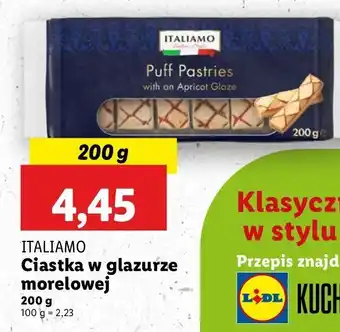 Lidl Ciasteczka morelowe Italiamo oferta