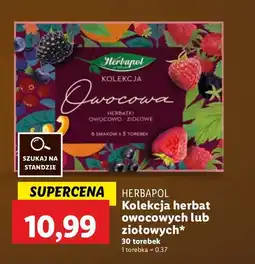 Lidl Zestaw herbat owocowych Herbapol oferta