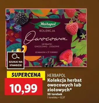 Lidl Zestaw herbat owocowych Herbapol oferta